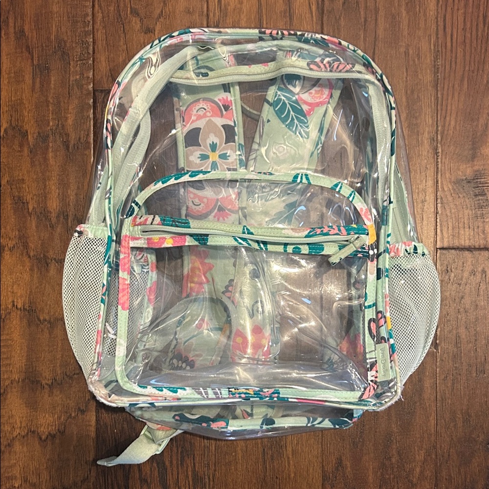 Floral Clear Kids Backpack